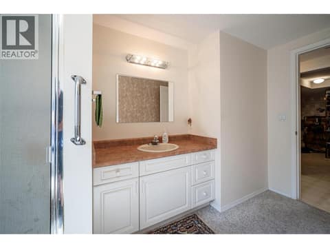 Bathroom on basement level at 5804 Richfield Drive, Westmount, Vernon