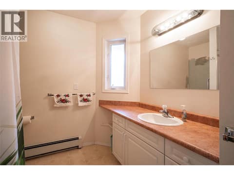 Bathroom on main floor at 5804 Richfield Drive, Westmount, Vernon