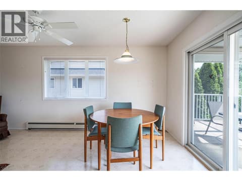 Dining area at 5804 Richfield Drive, Westmount, Vernon