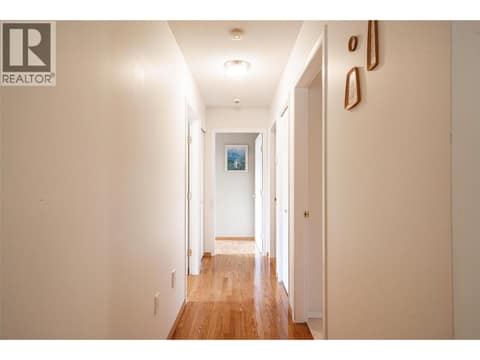 Hallway on main floor at 5804 Richfield Drive, Westmount, Vernon