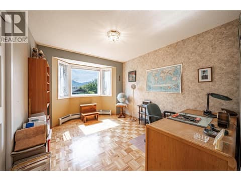 Office/bedroom on main floor at 5804 Richfield Drive, Westmount, Vernon