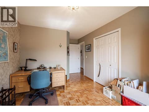 Office/bedroom on main floor at 5804 Richfield Drive, Westmount, Vernon