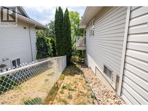 Side of house at 5804 Richfield Drive, Westmount, Vernon