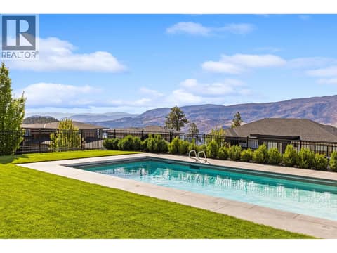 Gorgeous pool at 74 Red Sky Court, Wilden, Kelowna