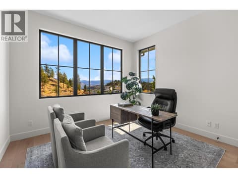 Main floor office or guest bedroom at 74 Red Sky Court, Wilden, Kelowna