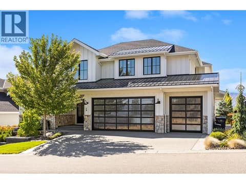 Three care garage with deep space for workshop at 74 Red Sky Court, Wilden, Kelowna
