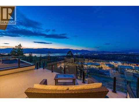Access to the upstairs patio from both upstairs bedrooms at 980 Ledgeview Court, Upper Mission, Kelowna