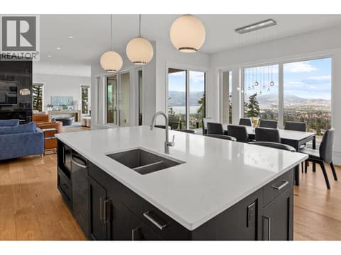 Imagine making family meals with this view at 980 Ledgeview Court, Upper Mission, Kelowna