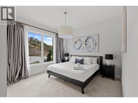 Main floor bedroom at 980 Ledgeview Court, Upper Mission, Kelowna