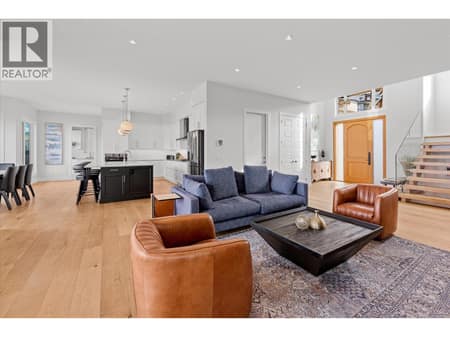 Open floor plan in the main living area at 980 Ledgeview Court, Upper Mission, Kelowna