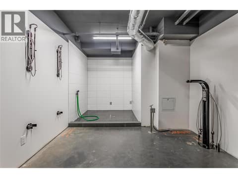 Bike / pet wash station in the bike storage room at 1220 Pacific Avenue Unit# 507, Springfield/Spall, Kelowna