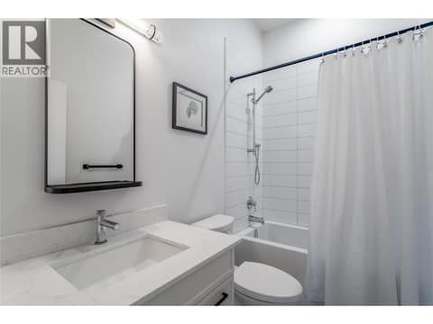Clean and modern second bathroom at 1220 Pacific Avenue Unit# 507, Springfield/Spall, Kelowna