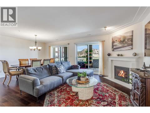 Gas fireplace at 1967 Underhill Street Unit# 705, Springfield/Spall, Kelowna