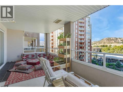 Large patio space at 1967 Underhill Street Unit# 705, Springfield/Spall, Kelowna