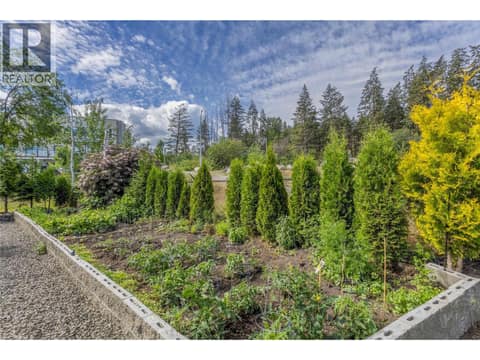 Grow your own vegetables in the raised garden beds at 1835 Nancee Way Court Unit# 48, West Kelowna Estates