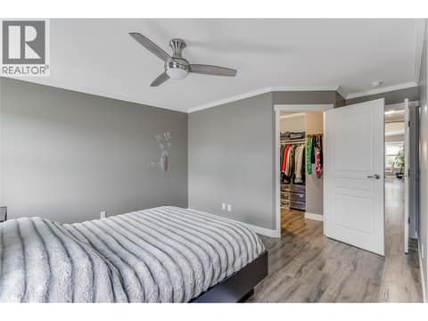 Large walk-in closet in primary bedroom at 1835 Nancee Way Court Unit# 48, West Kelowna Estates