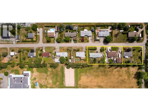 Subject property is on far left of this photo. at 3240 St. Amand Road, Springfield/Spall, Kelowna