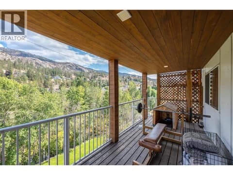 Deck off lower level 2. at 125 Cabernet Drive Unit# 26, Eastside/Lkshr Hi/Skaha Est, Okanagan Falls