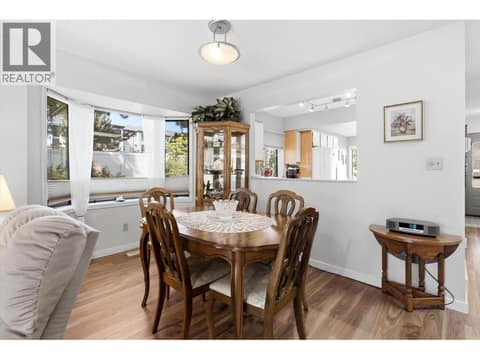 Dining room with plenty of natural light at 1765 Leckie Road Unit# 201, Springfield/Spall, Kelowna