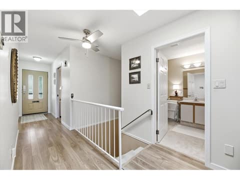 Stairs leading to the basement level at 1765 Leckie Road Unit# 201, Springfield/Spall, Kelowna
