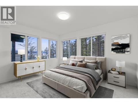 *virtually staged* Master Bedroom at 3434 McKinley Beach Drive Unit# 209, McKinley Landing, Kelowna