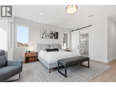 Primary bedroom at 451 Vision Court, Kettle Valley, Kelowna