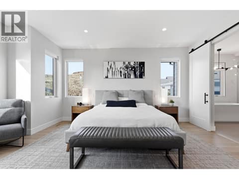Primary bedroom at 451 Vision Court, Kettle Valley, Kelowna