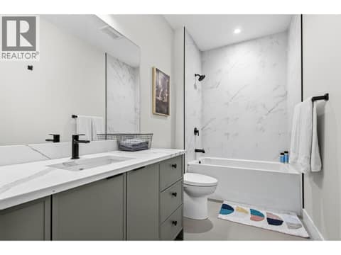 Upstairs bathroom at 451 Vision Court, Kettle Valley, Kelowna