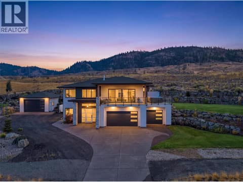 Evening View at 145 RUE CHEVAL NOIR Street, Tobiano, Kamloops