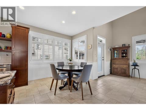 Bright, Open Dining Space Perfect for Entertaining at 2478 Stone Grove Crescent, Shannon Lake, West Kelowna