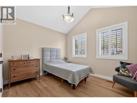 Spacious Second Bedroom Upstairs at 2478 Stone Grove Crescent, Shannon Lake, West Kelowna
