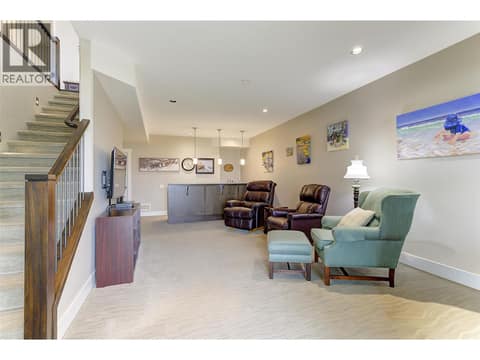 Cozy Family room down at 1836 Tower Ranch Boulevard Unit# 2, Rutland North, Kelowna