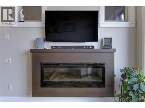 Linear Fireplace at 1836 Tower Ranch Boulevard Unit# 2, Rutland North, Kelowna