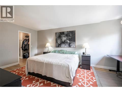Second Level- Master Bedroom at 670 Cassiar Road, Dilworth Mountain, Kelowna