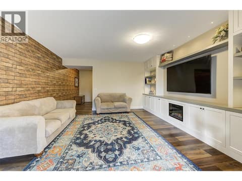 Downstairs Rec Room (main home) at 12633 Driftwood Court, Lake Country North West
