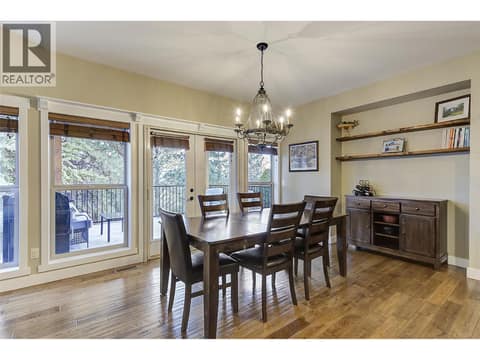 Main Dining Room at 12633 Driftwood Court, Lake Country North West