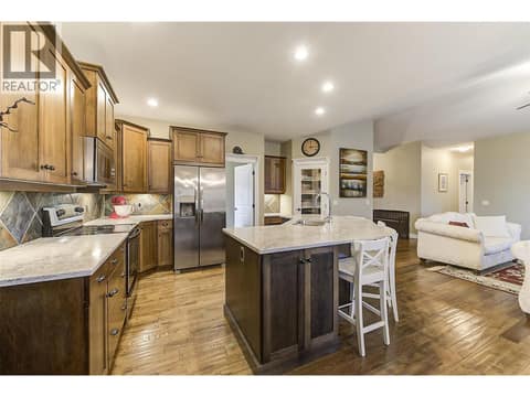 Main Kitchen (new quartz) at 12633 Driftwood Court, Lake Country North West