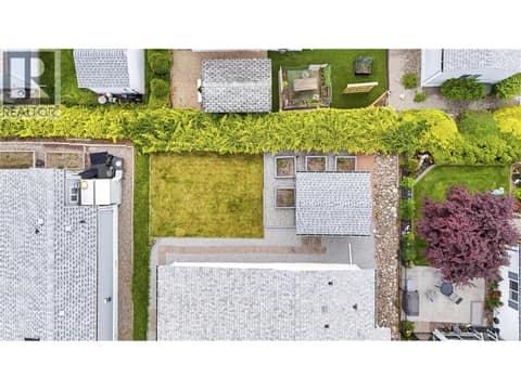 Aerial shot of back yard. at 1850 Shannon Lake Road Unit# 73, Shannon Lake, West Kelowna