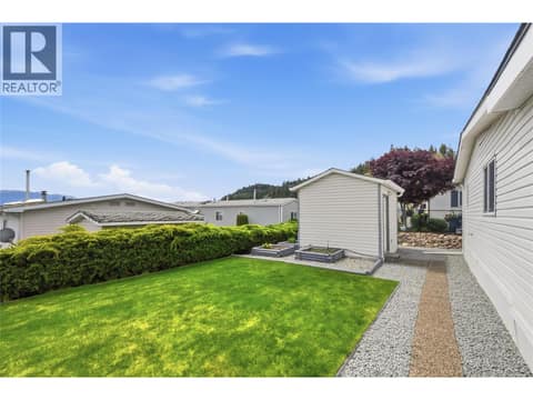 Lovely South facing yard with large shed at 1850 Shannon Lake Road Unit# 73, Shannon Lake, West Kelowna