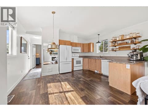 Bright, functional kitchen with plenty of cabinetry and counter space. at 9020 Jim Bailey Road Unit# 174, Lake Country East / Oyama, Kelowna