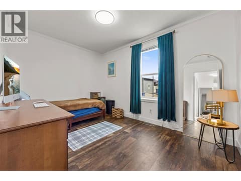 Bright second bedroom with plenty of room for a desk or study area. at 9020 Jim Bailey Road Unit# 174, Lake Country East / Oyama, Kelowna