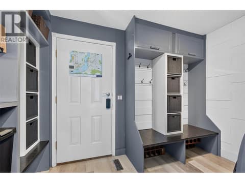 Mudroom Garage entrance at 1863 Horizon Drive, West Kelowna Estates
