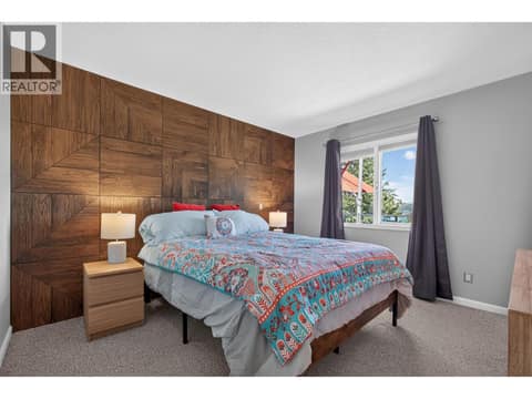 Upper Level 2nd Primary Bedroom at 1863 Horizon Drive, West Kelowna Estates