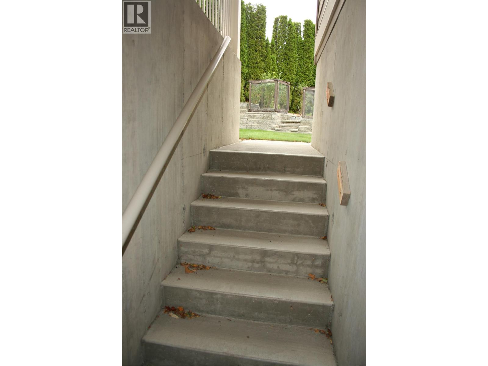 Basement entry Stairs at 1985 Stikine Place, Juniper Ridge, Kamloops
