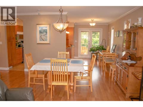 Dining room at 1985 Stikine Place, Juniper Ridge, Kamloops