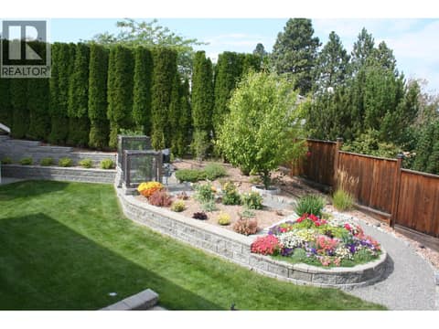 Flower garden at 1985 Stikine Place, Juniper Ridge, Kamloops