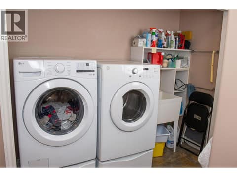 Main floor Washer and Dryer at 1985 Stikine Place, Juniper Ridge, Kamloops