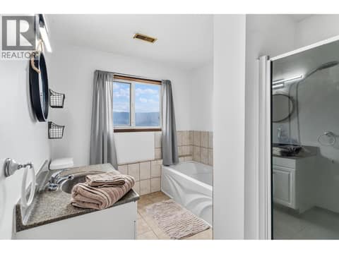 Bathroom - studio suite at 1108 Menu Road, Lakeview Heights, West Kelowna