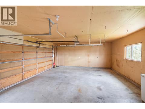 Double car garage at 1108 Menu Road, Lakeview Heights, West Kelowna