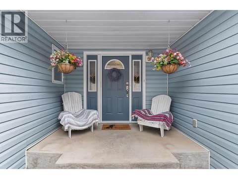 Front entrance of main suite at 1108 Menu Road, Lakeview Heights, West Kelowna